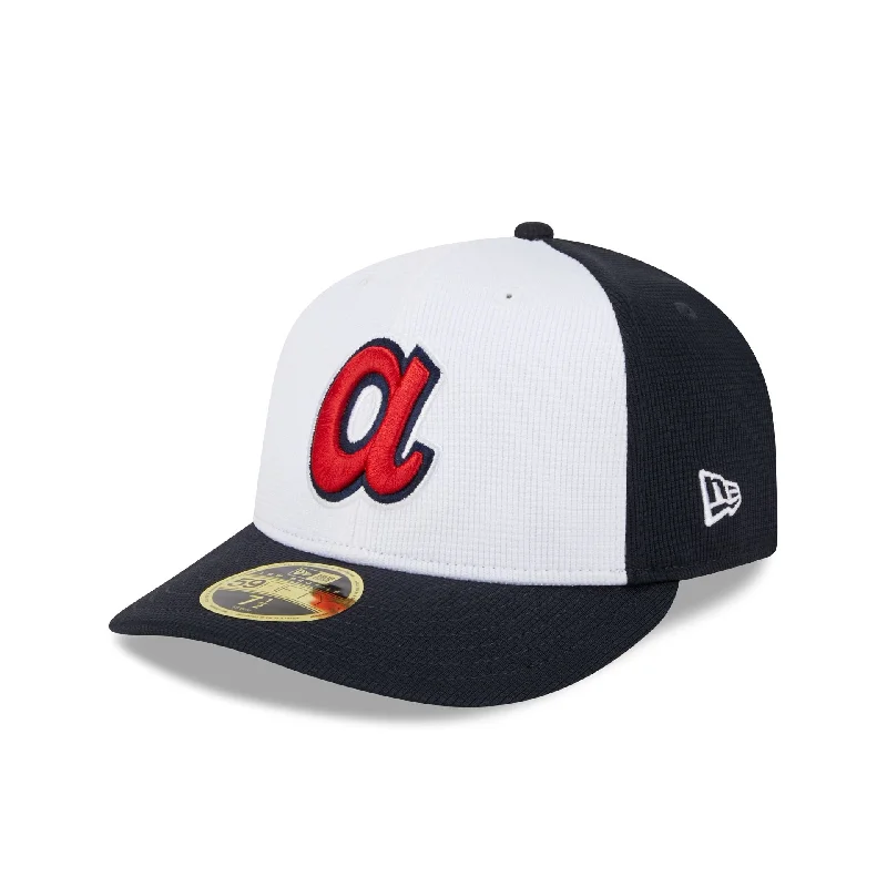 Men’s breathable coin wallet-Atlanta Braves 2024 Batting Practice Low Profile 59FIFTY Fitted Hat