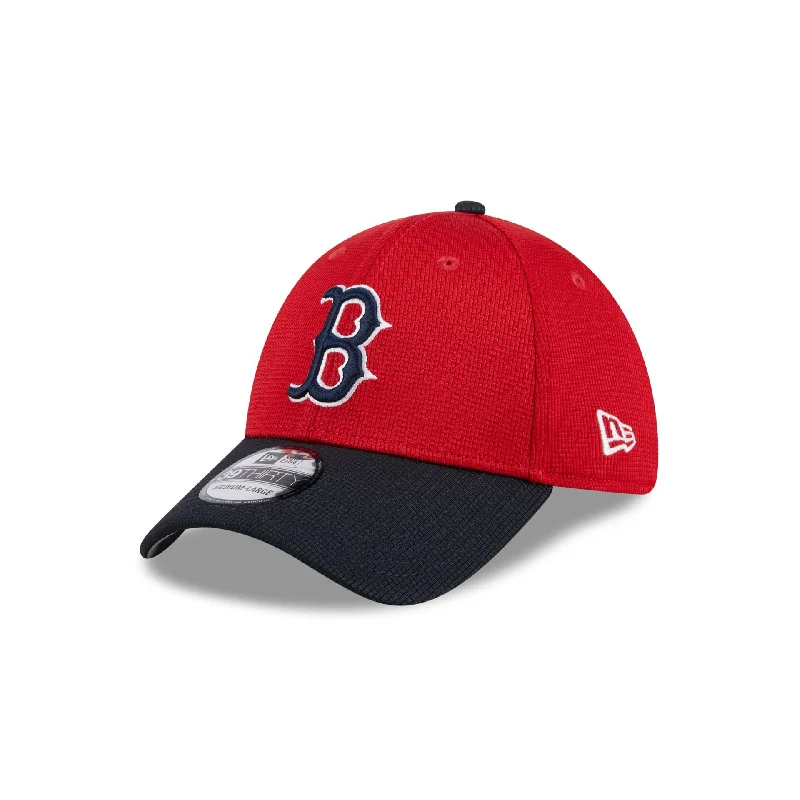 Men’s slim-fit woven tie-Boston Red Sox 2024 Batting Practice 39THIRTY Stretch Fit Hat