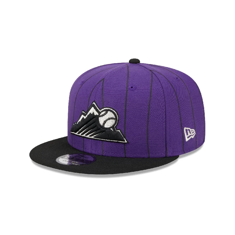 Men’s breathable suede bracelet-Colorado Rockies 2024 Batting Practice 9FIFTY Snapback Hat