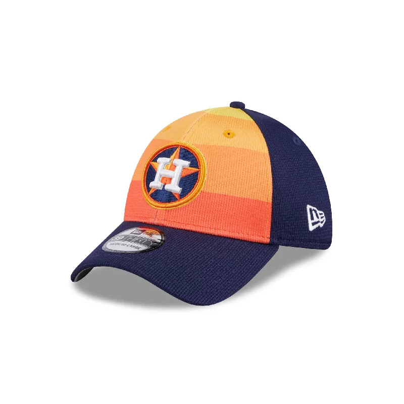 Men’s bold bucket hat-Houston Astros 2024 Batting Practice 39THIRTY Stretch Fit Hat