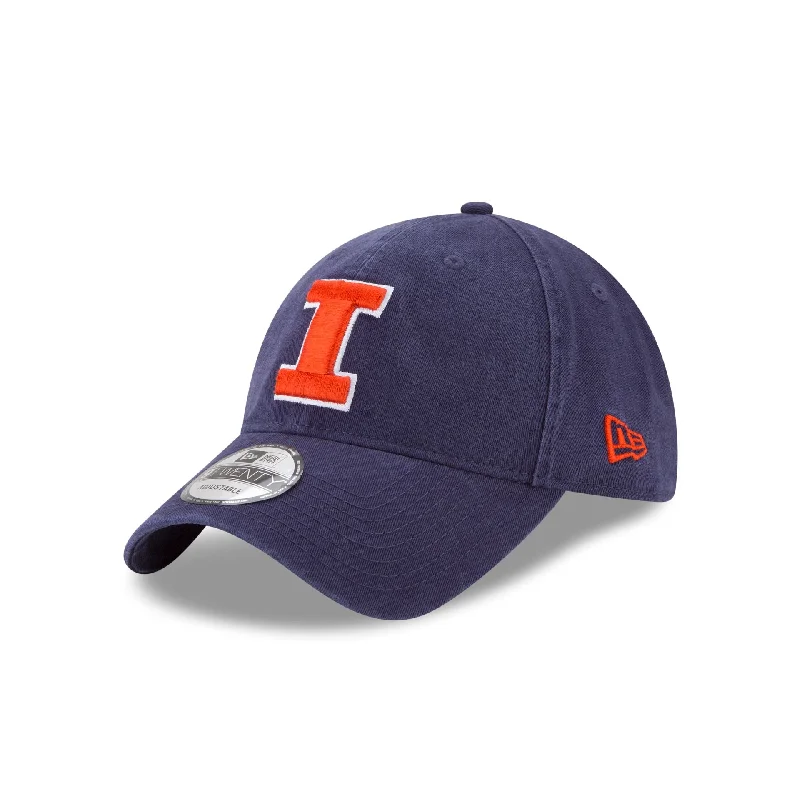 Men’s lightweight canvas bag-Illinois Fighting Illini Navy 9TWENTY Adjustable Hat