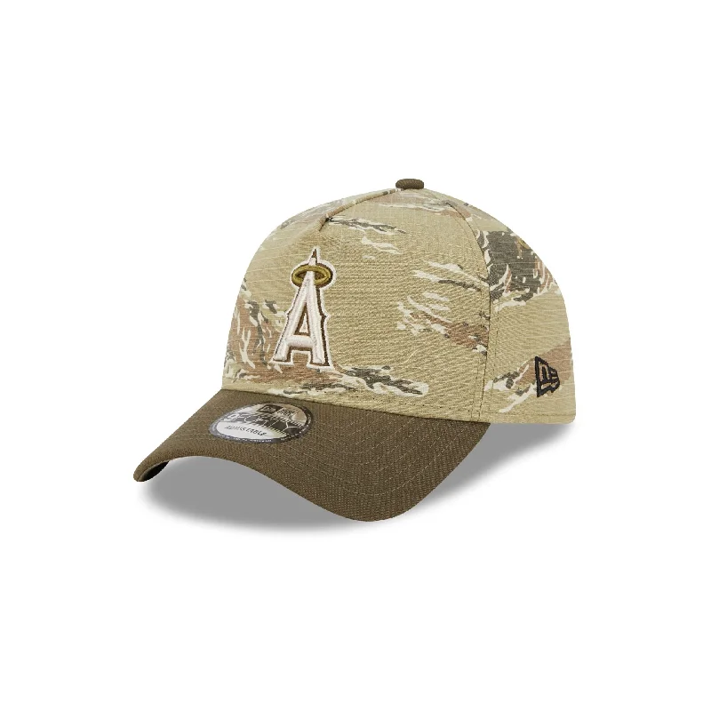 Men’s slim-fit cashmere beanie-Los Angeles Angels Tiger Camo 9FORTY A-Frame Snapback Hat