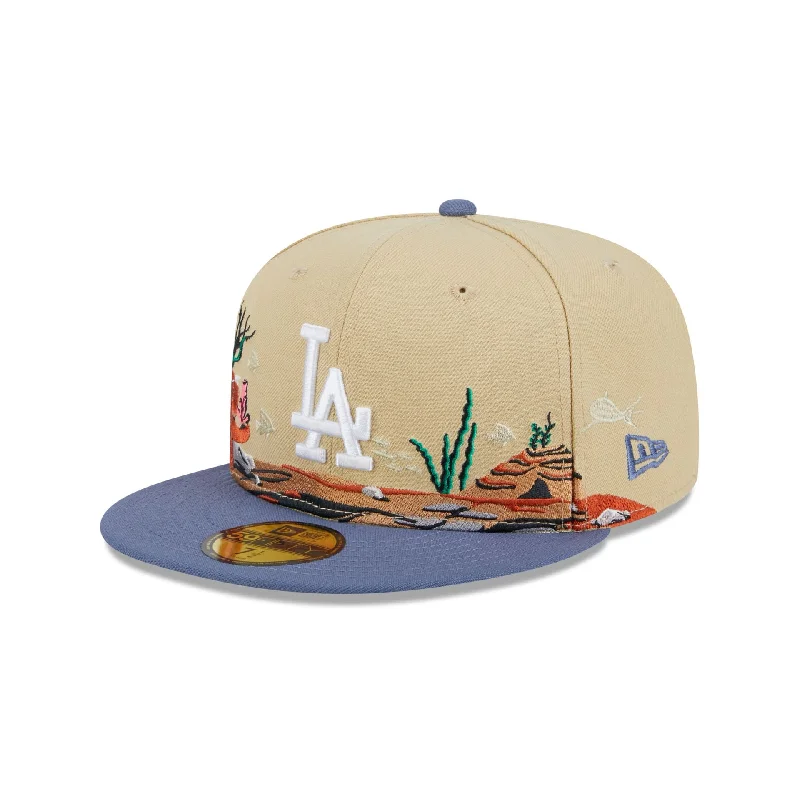 Men’s bold signet ring-Los Angeles Dodgers Team Landscape 59FIFTY Fitted Hat