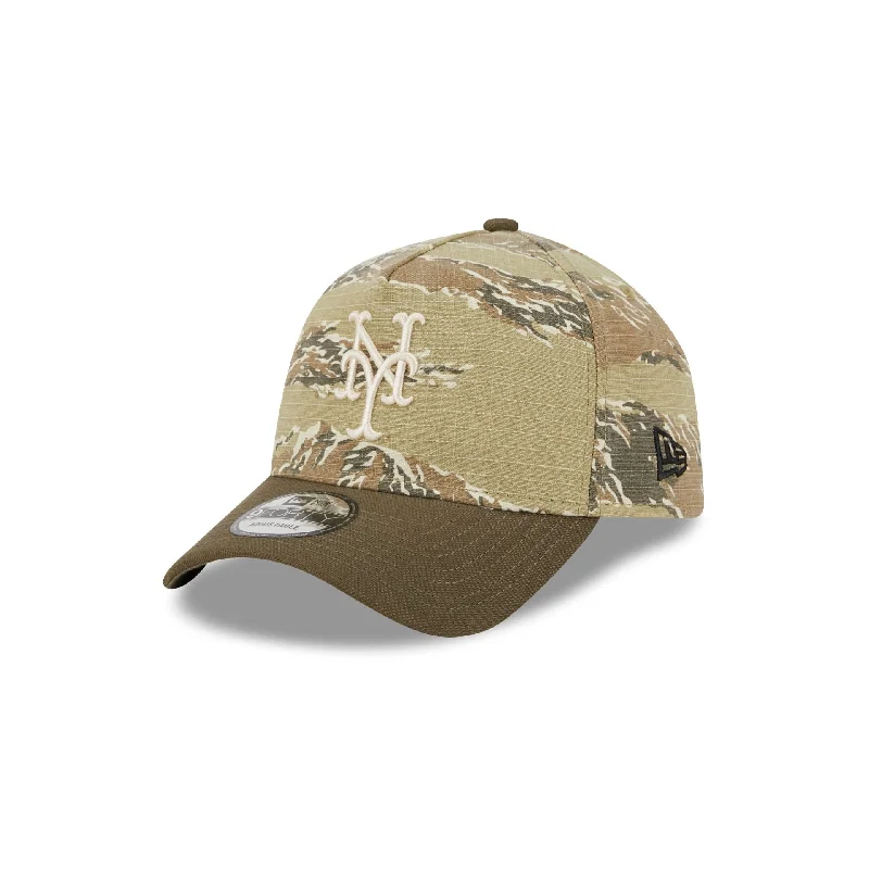 Men’s slim-fit trucker cap-New York Mets Tiger Camo 9FORTY A-Frame Snapback Hat