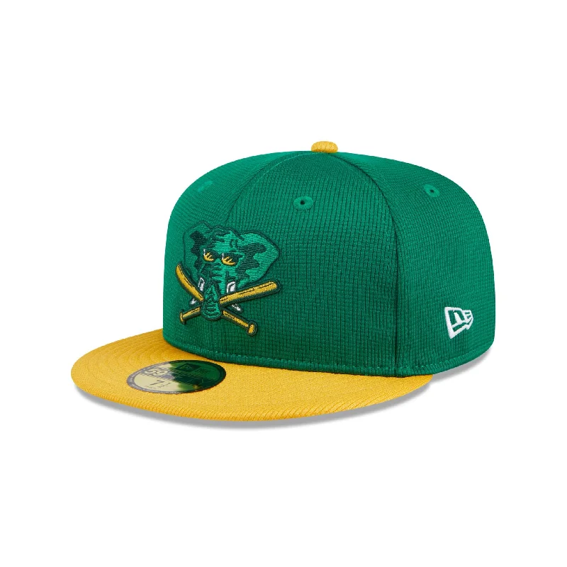 Men’s breathable suede bracelet-Oakland Athletics 2024 Batting Practice 59FIFTY Fitted Hat