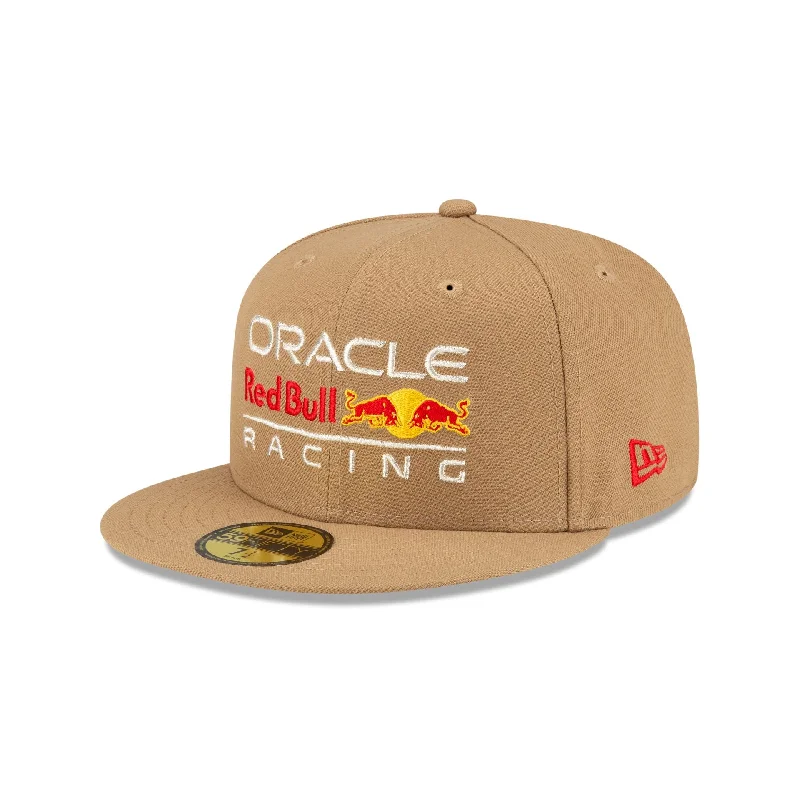 Men’s bold bucket hat-Oracle Red Bull Racing Essential Khaki 59FIFTY Fitted Hat