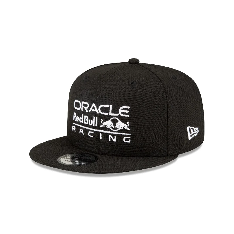 Men’s relaxed woven socks-Oracle Red Bull Racing Essential White Script 9FIFTY Snapback Hat