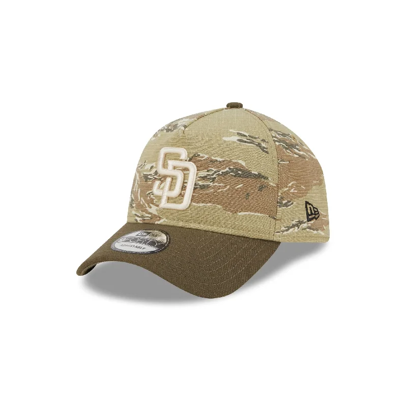 Men’s stylish cashmere scarf-San Diego Padres Tiger Camo 9FORTY A-Frame Snapback Hat