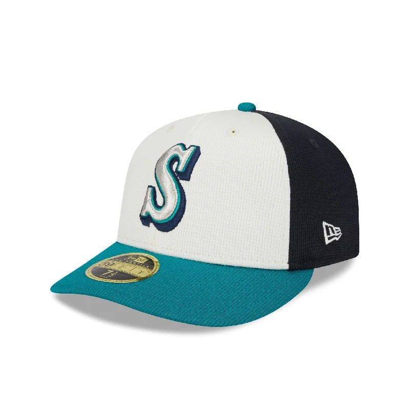 Men’s slim woven suspenders-Seattle Mariners 2024 Batting Practice Low Profile 59FIFTY Fitted Hat