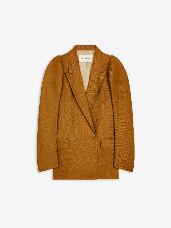 Men’s casual seersucker suit-Oversized blazer