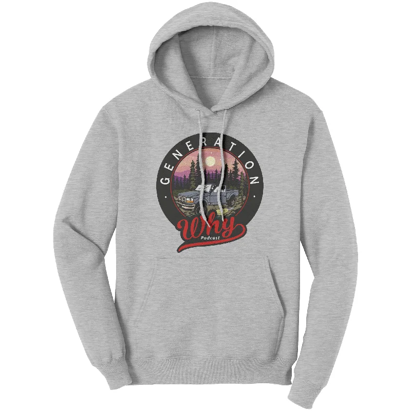 Men’s slim-fit marled hoodie-Aaron's Lost in the Woods Pullover Hoodie