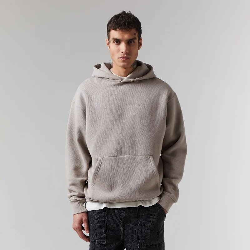 Men’s relaxed panel sweatshirt-Box Fit Hoodie | Digital Mist