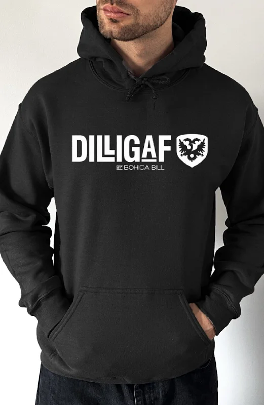 Men’s modern acid-wash sweatshirt-Dilligaf Classic Pullover Hoody