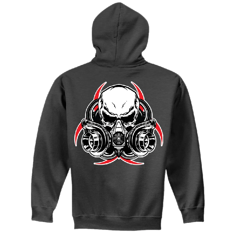 Men’s bright faded hoodie-Men's Gas Mask Hoodie