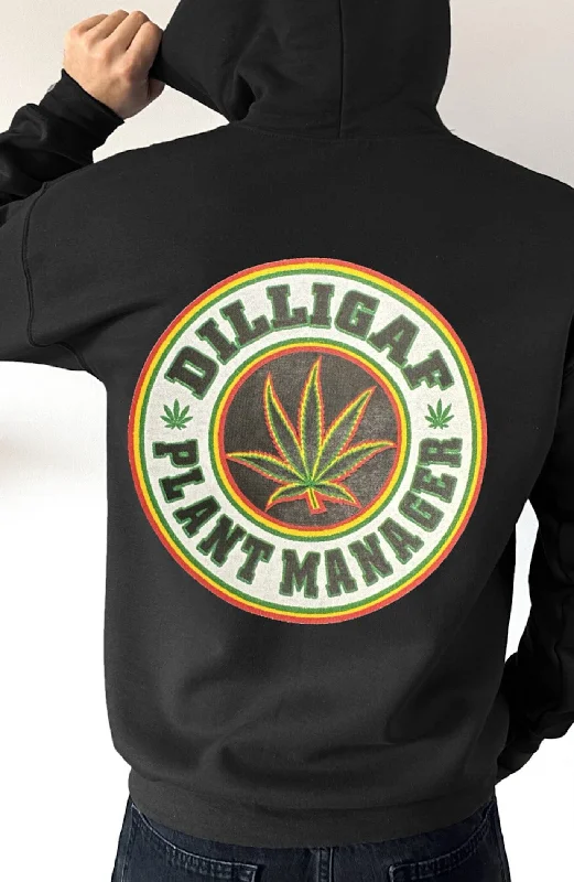 Men’s bold jersey hoodie-Plant Manger Pullover Hoodie