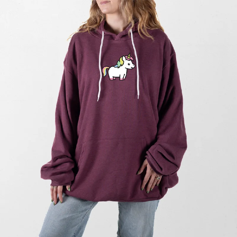 Men’s comfy french-terry hoodie-Unicorn Giant Hoodie