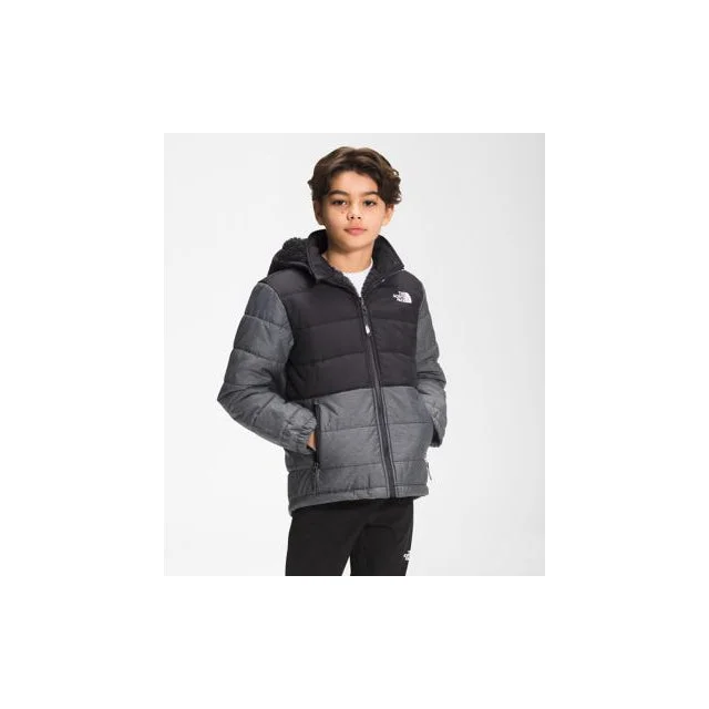 Men’s comfy softshell coat-Boys' Reversible Mount Chimbo Full Zip Hooded Jacket