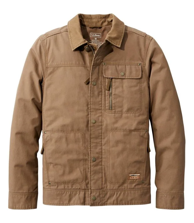 Men’s relaxed duster jacket-Bean's Utility Jacket Mens Regular