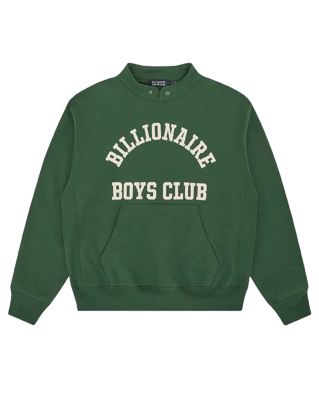 Men’s casual bamboo sweatshirt-Collared Sweatshirt