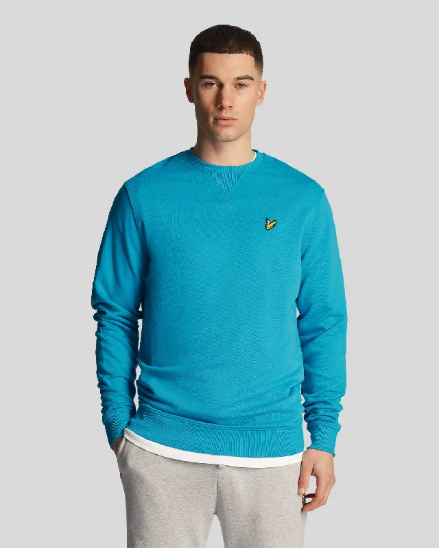 Men’s trendy french-terry hoodie-Crew Neck Sweatshirt