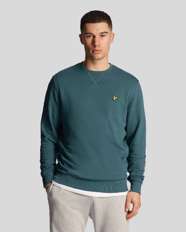 Men’s casual french-terry sweatshirt-Crew Neck Sweatshirt