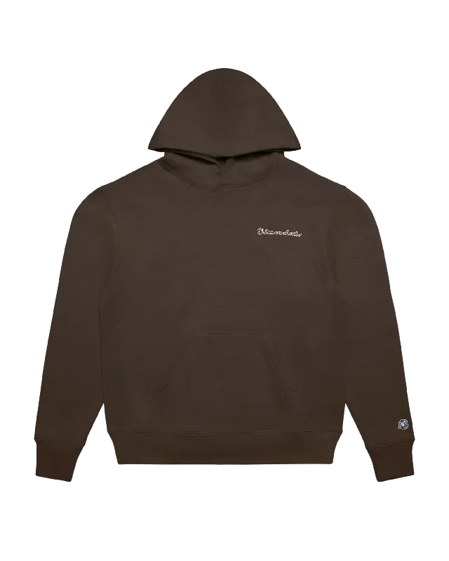 Men’s comfy panel hoodie-Embroidered Logo Hoodie