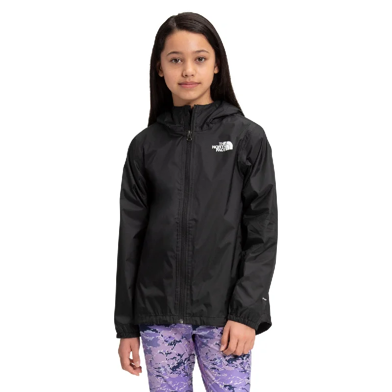 Men’s lightweight twill jacket-Girls' Zipline Rain Jacket