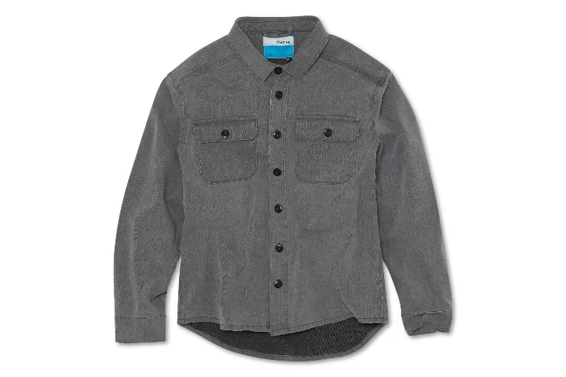 Men’s modern softshell jacket-heavyweight CORDURA® DENIM shirt jacket with 4-way stretch