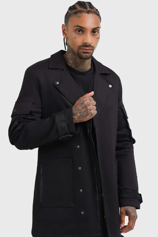 Men’s breathable softshell jacket-Lucid Travels Trench Coat