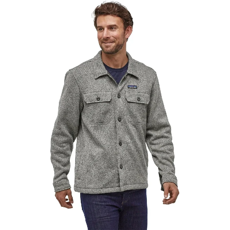 Men’s trendy insulated jacket-Men's Better Sweater Shirt Jacket