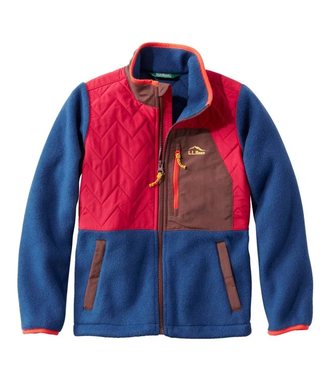 Men’s trendy safari jacket-Mountain Classic Fleece Mixed Media Jacket Kids'