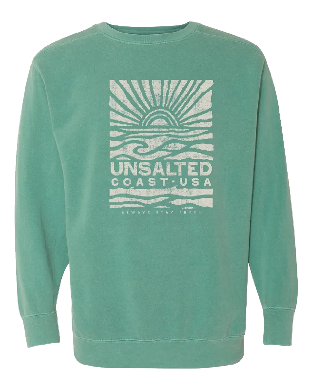 Men’s soft faded sweatshirt-SUNBOX CREW