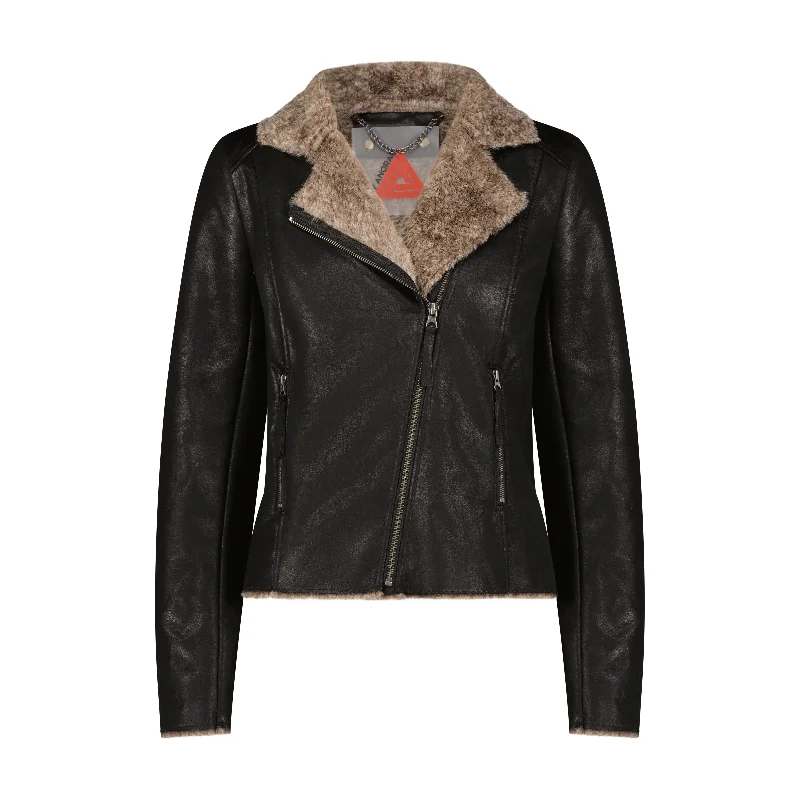 Men’s stylish barn jacket-The Chinchilla Moto