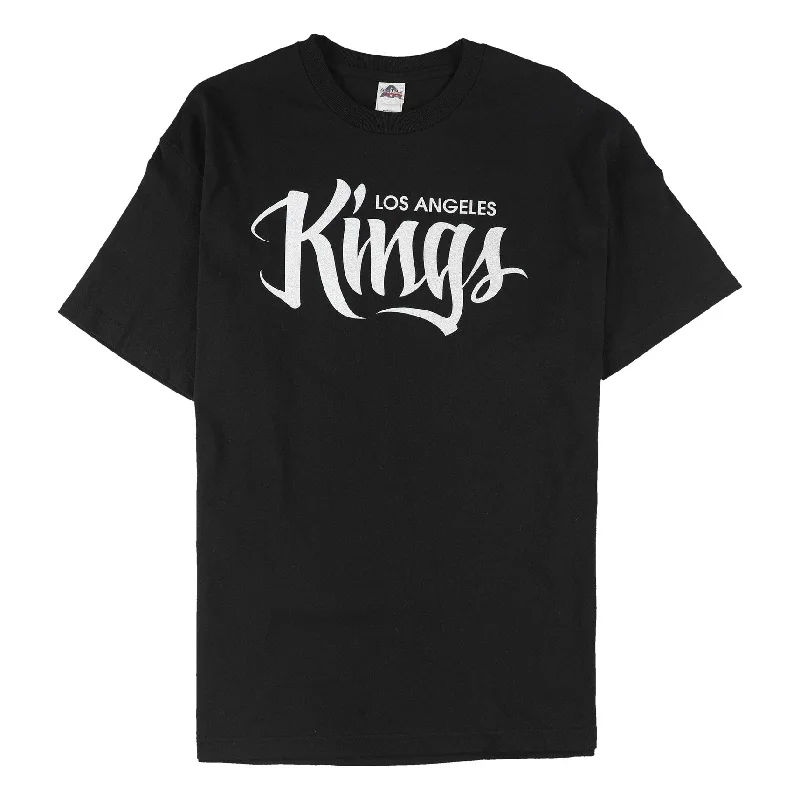 Men’s bold raglan tee-Alstyle Mens LA Kings Graphic T-Shirt, Black, X-Large