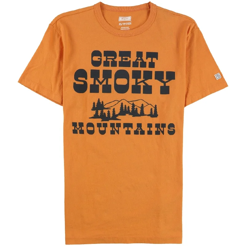 Men’s slim-fit ombre shirt-American Eagle Mens Great Smoky Mountains Graphic T-Shirt