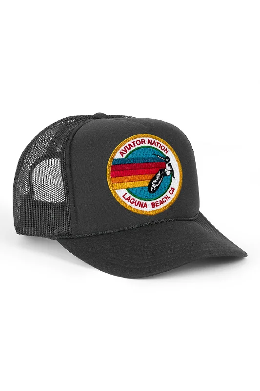 Men’s modern supima top-AVIATOR NATION LAGUNA BEACH TRUCKER HAT