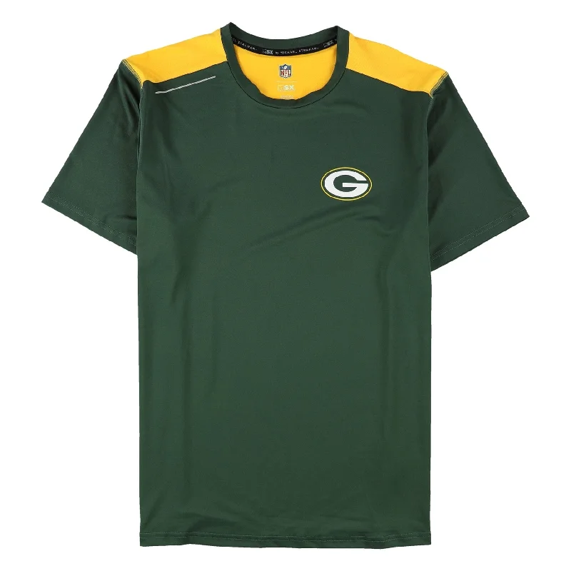 Men’s relaxed marled top-G-Iii Sports Mens Green Bay Packers Graphic T-Shirt