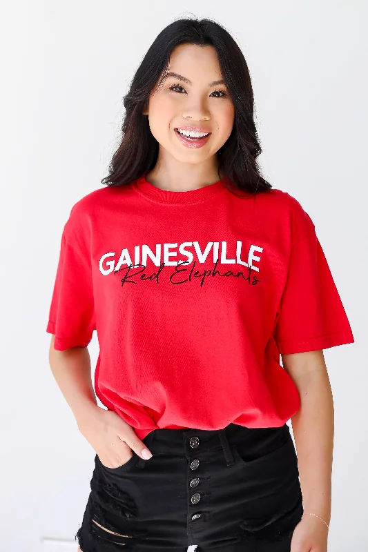 Men’s modern tribal tee-Gainesville Red Elephants Tee