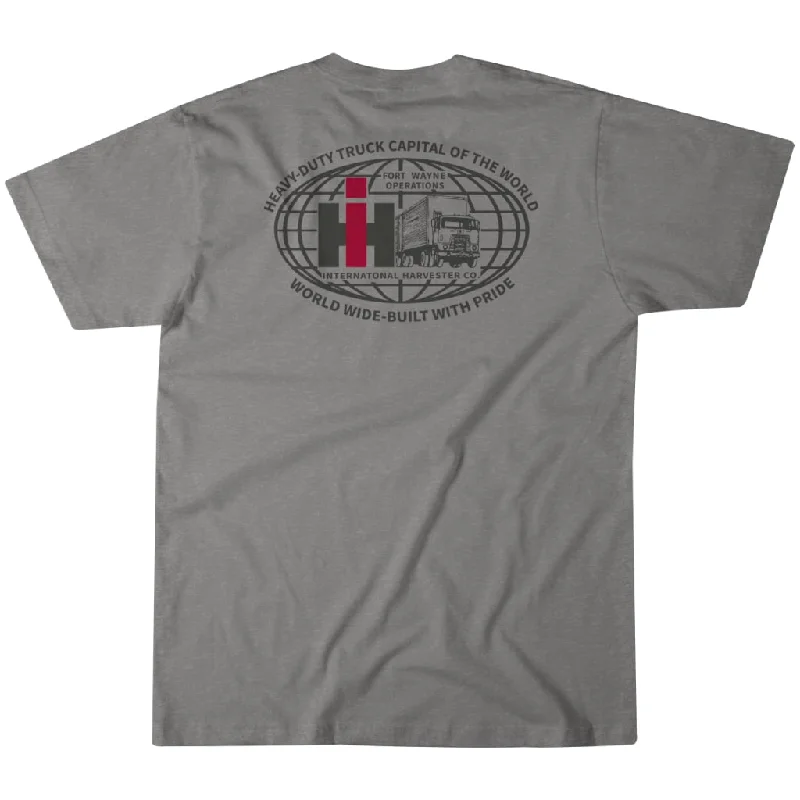 Men’s relaxed marled top-IH Heavy Duty Truck Tee