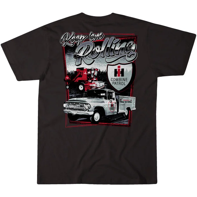 Men’s comfy mercerized shirt-Keep Em' Rolling Tee