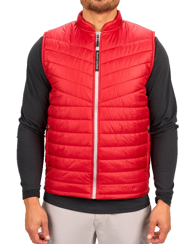 Men’s breathable slub top-Jaxon Quilt Vest