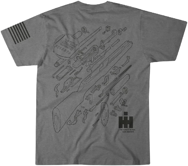 Men’s soft modal tee-M1 Rifle Exploded Gun Tee