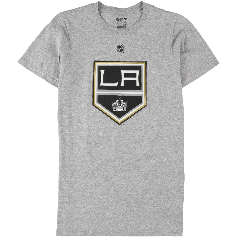 Men’s bright modal top-Reebok Mens La Kings Logo Graphic T-Shirt