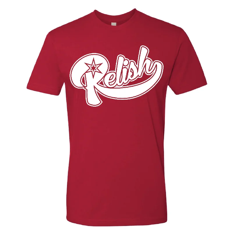 Men’s soft tribal shirt-Relish Script tee