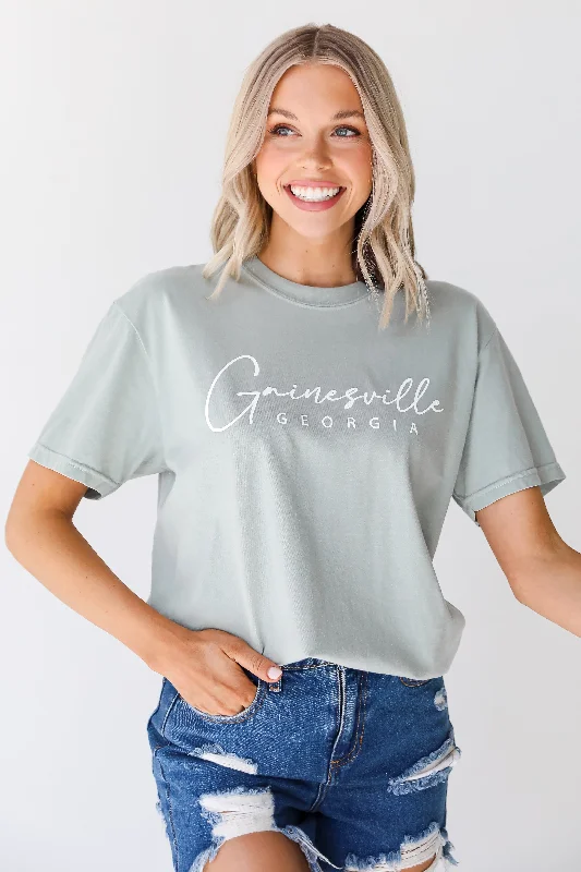 Men’s bright pique tee-Sage Gainesville Georgia Tee