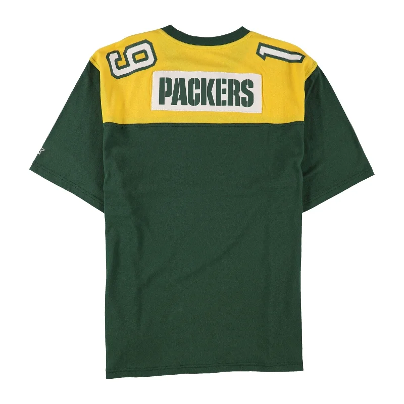 Men’s stylish tribal shirt-STARTER Mens Green Bay Packers Graphic T-Shirt, Green, Large