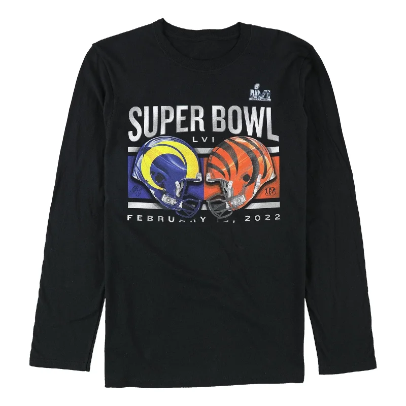 Men’s bold distressed shirt-Tags Weekly Mens Super Bowl Lvi Graphic T-Shirt