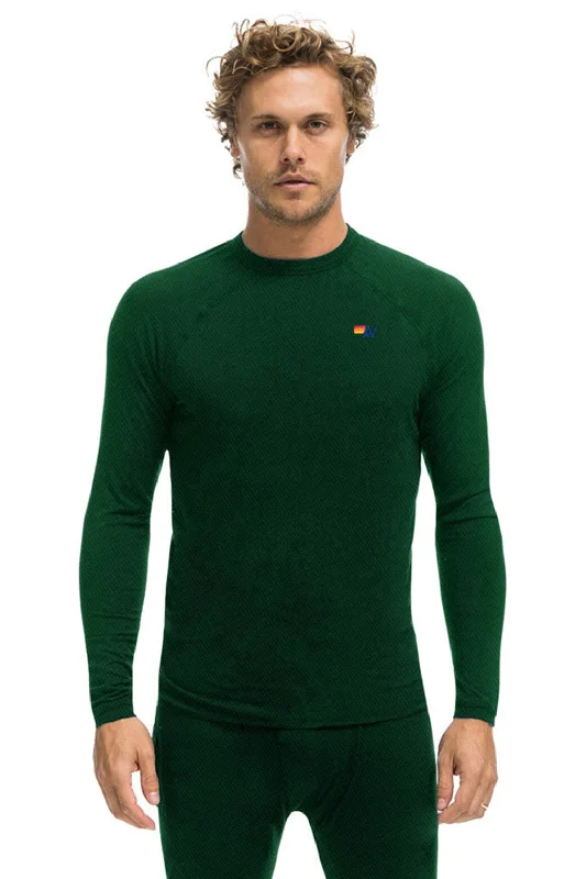 Men’s bright modal top-THERMAL BASE LAYER TOP - FOREST