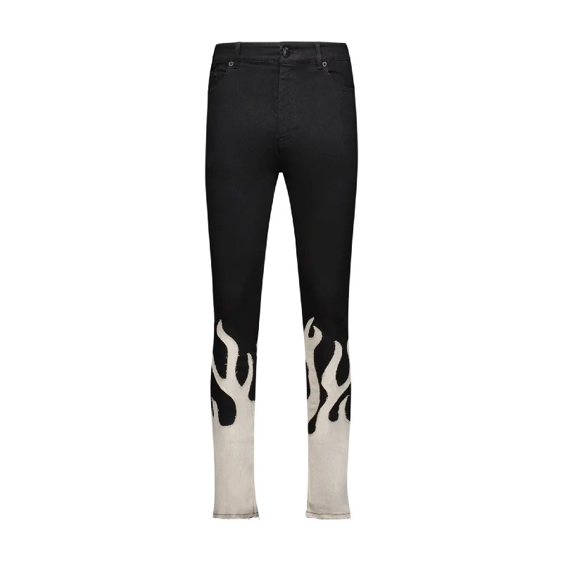 Men’s casual ombre shirt-UP IN FLAMES JEANS