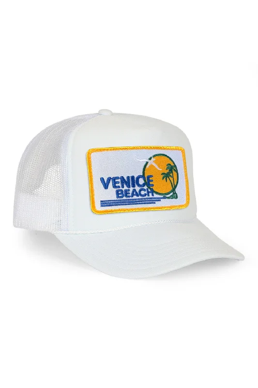 Men’s stylish henley top-VENICE BEACH VINTAGE TRUCKER HAT